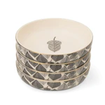 Stoneware Low Bowls 4-Pack