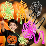Sticky Spider Web Party Favors