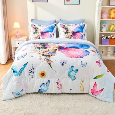 Butterfly Comforter Set