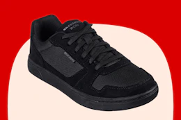 Stock image of Sketchers Men's work sneakers
