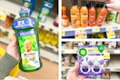 dollar general air wick, mr. clean, clover valley 3-photo collage