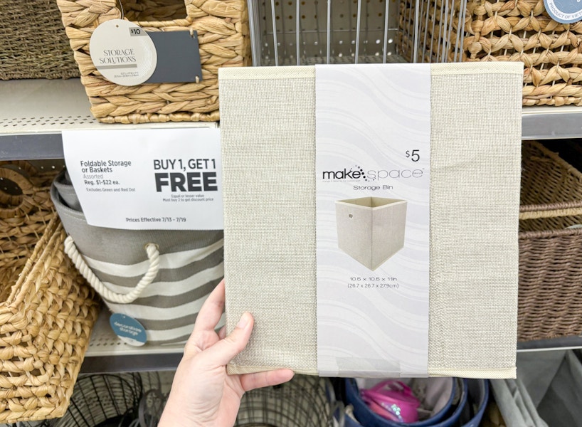 dollar general make space storage bin