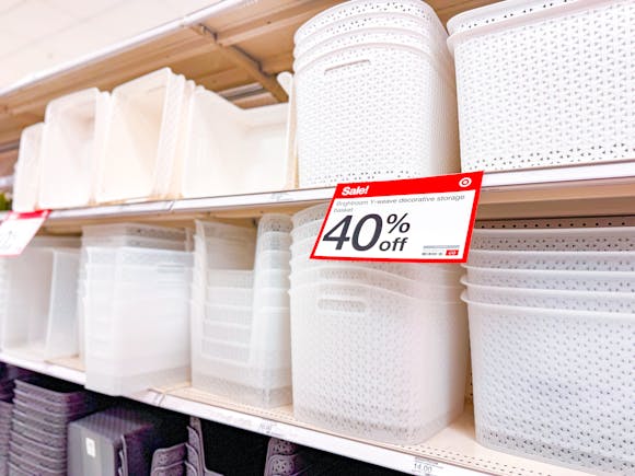 Decorative Storage Baskets, as Low as $2.28 at Target (4 Color Options)