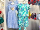 disney pajamas sitting on a target shelf