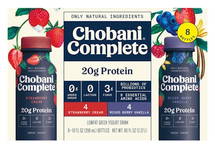 Chobani Greek Yogurt Drink 8-Pack