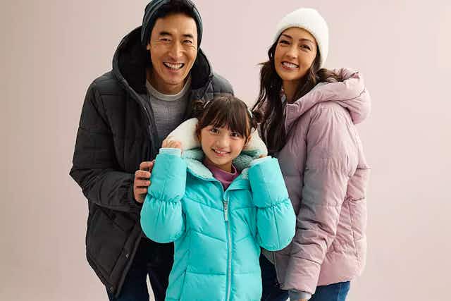 Women's $100 Quilted Heavyweight Jacket, Now $32 at Kohl's card image