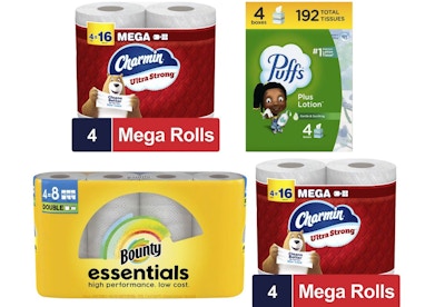 4 P&G Paper Products