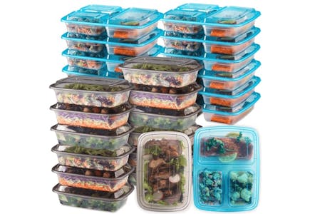 Meal Prep Containers With Lids Set