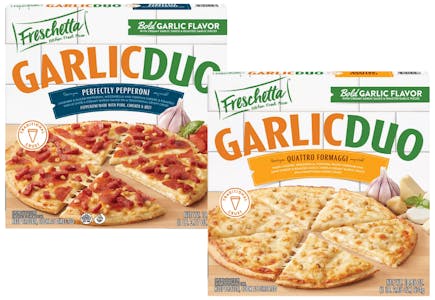 2 Freschetta Frozen Pizzas