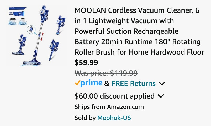 Amazon Cordless Stick Vacuum Cleaner 2024 2