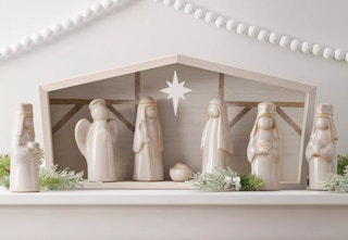 ceramic nativity scene