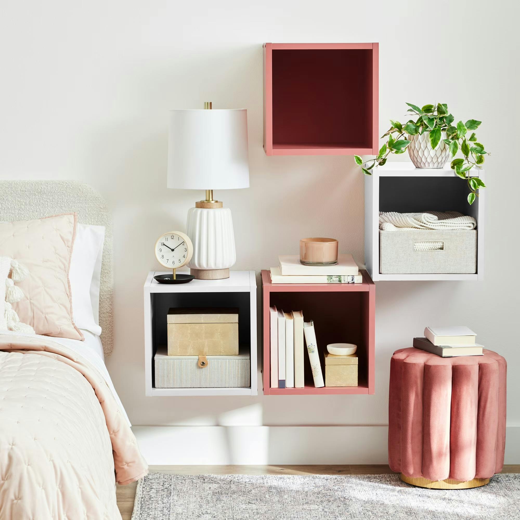 BHG Wall Mounted Cube Shelves
