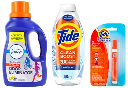 3 Tide & Febreze Products