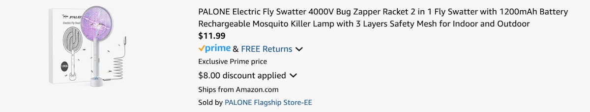 amazon Electric Fly Swatter 2025 3