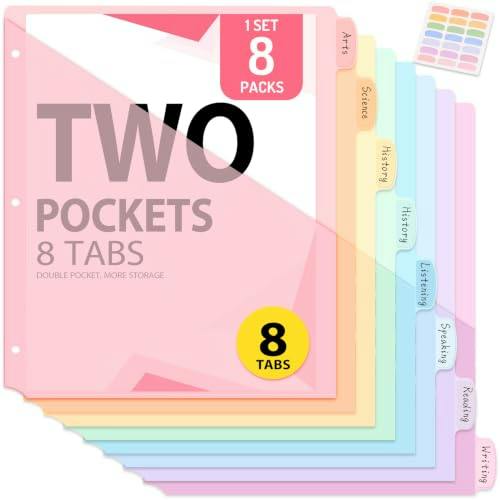 Dividers with Two Pockets