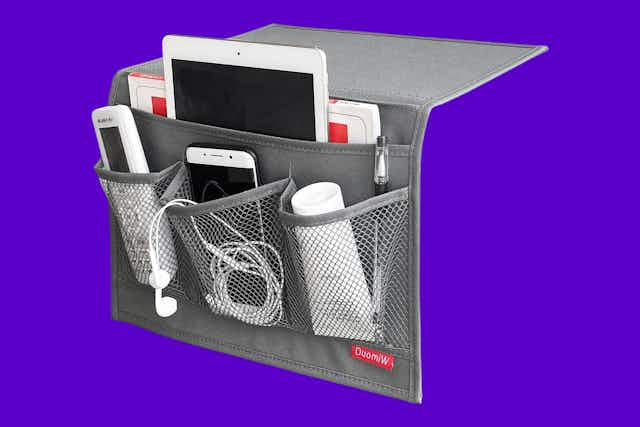 Bedside Storage Organizer Caddy, Only $7.99 on Amazon card image