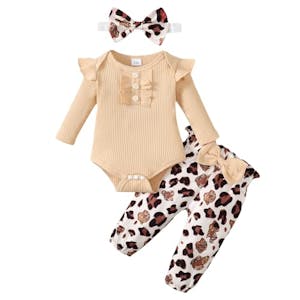 Infant Girl Ruffle Romper Set