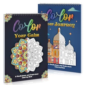 Adult Coloring Book 2-Pack