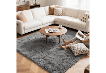 Large Plush Area Rug