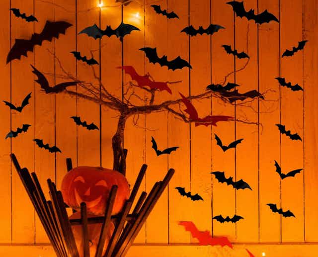 120-Count Bats Wall Decor, Only $4.85 on Amazon card image