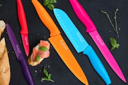 10-Piece Kitchen Knives Set, Only $9.99 on Amazon (Reg. $19.99) card image