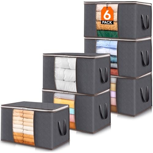 Lifewit Clothes Storage Bags 6-Pack