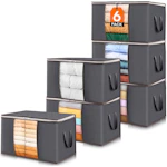 Lifewit Clothes Storage Bags 6-Pack