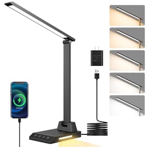 LED Desk Lamp with USB C Charging