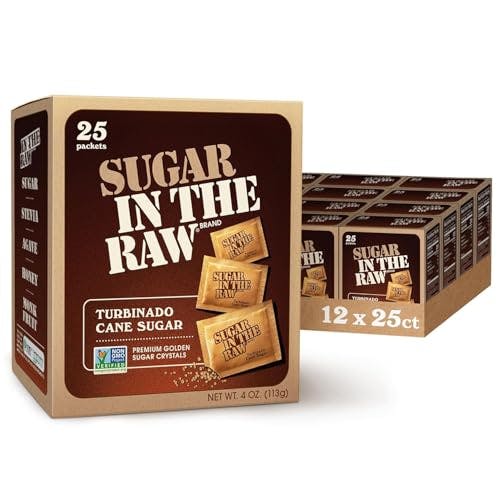 In The Raw Turbinado Sugar 12-Pack