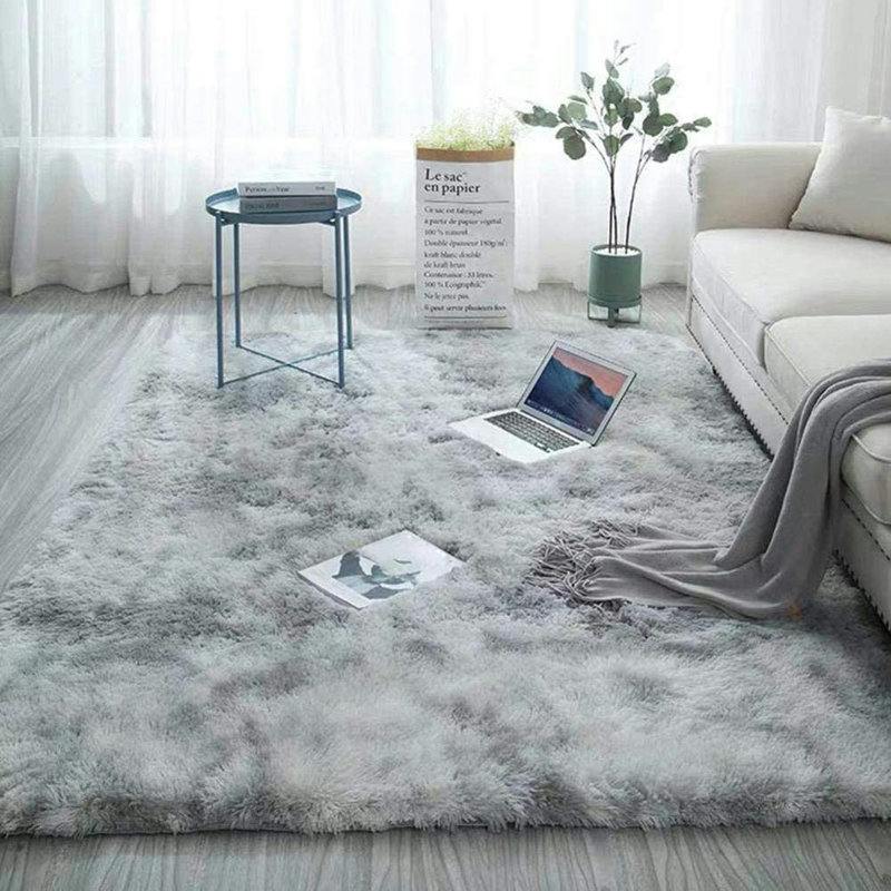 Tie Dye Shag Area Rug