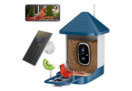 Smart AI Bird Feeder With Camera