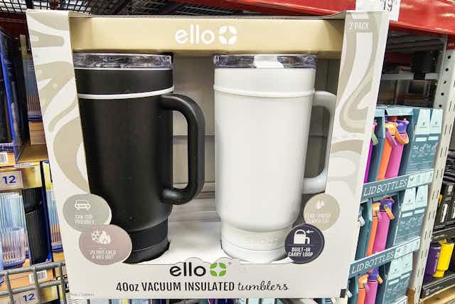 New Water Bottles at Sam's Club: $20 Hydroflow or $30 Ello 2-Packs card image