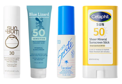 2 Sunscreen Products