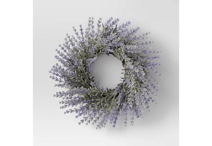 Threshold Faux Lavender Wreath