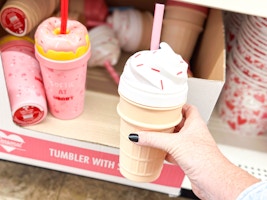 Valentine Tumbler With Straw