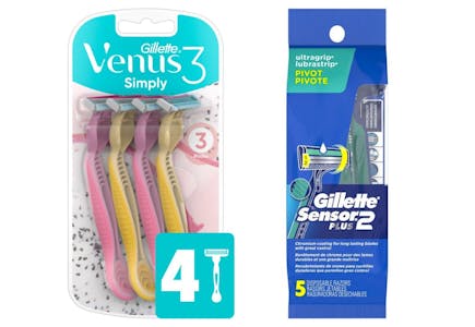 1 Gillette + 1 Venus