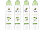 4 Dove Dry Sprays