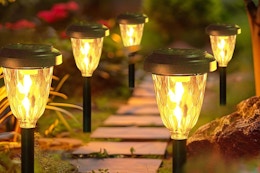 Solar Pathway Light 6-Pack, Only $9.09 on Amazon card image