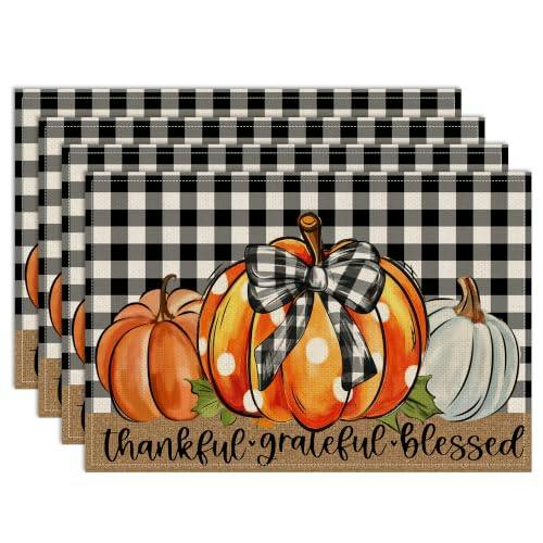 Thanksgiving Placemats 4-Pack