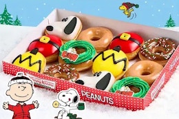 krispy kreme peanuts donuts