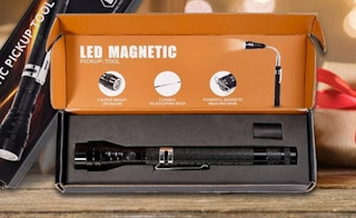 a flashlight tool in it's packaging 