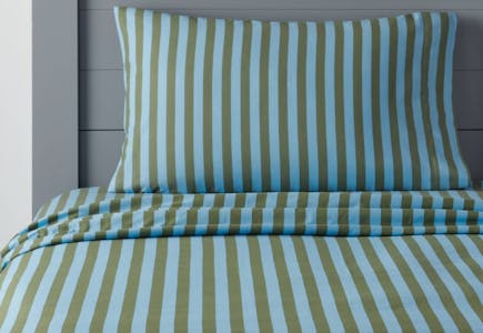 Pillowfort Striped Twin Sheet Set