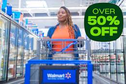 a woman shopping in walmart