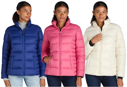 Time and Tru Women's Puffer Jacket