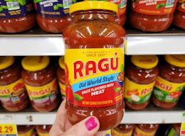 Ragu Pasta Sauce, Only $1.49 at Kroger