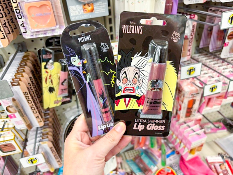 dollar tree disney villains lip gloss