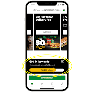 Subway app my way rewardsgraphic