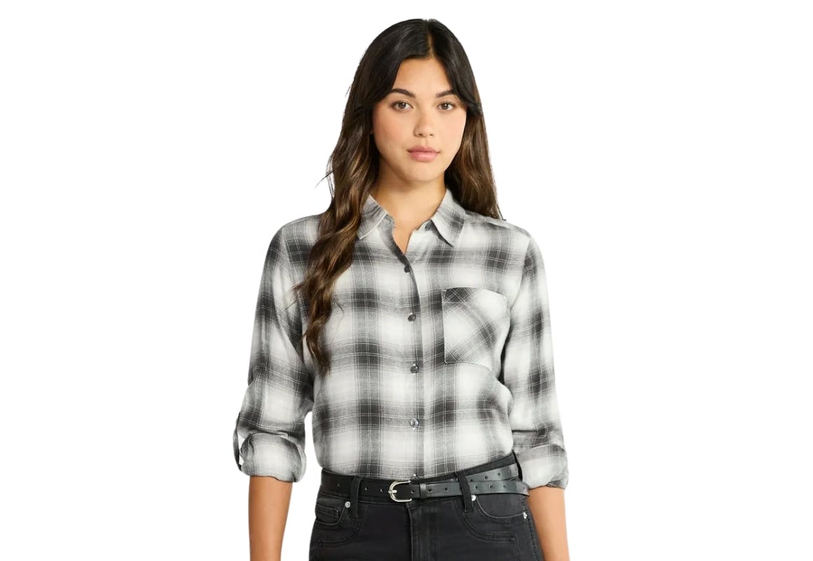 Time and Tru Women's Flannel Shirt