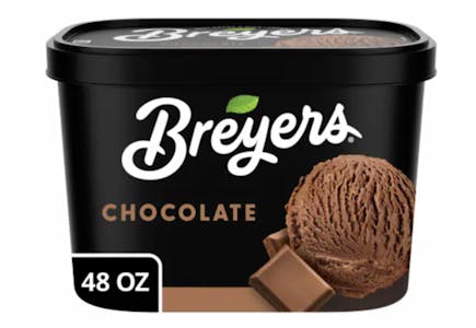 2 Breyers Ice Cream Tubs