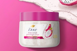 B0DNTY52Y3 Dove body scrub Dragon Fruit & Coconut Cream Body Scrub Exfoliates and Deeply Nourishes for Smooth, Radiant Skin
